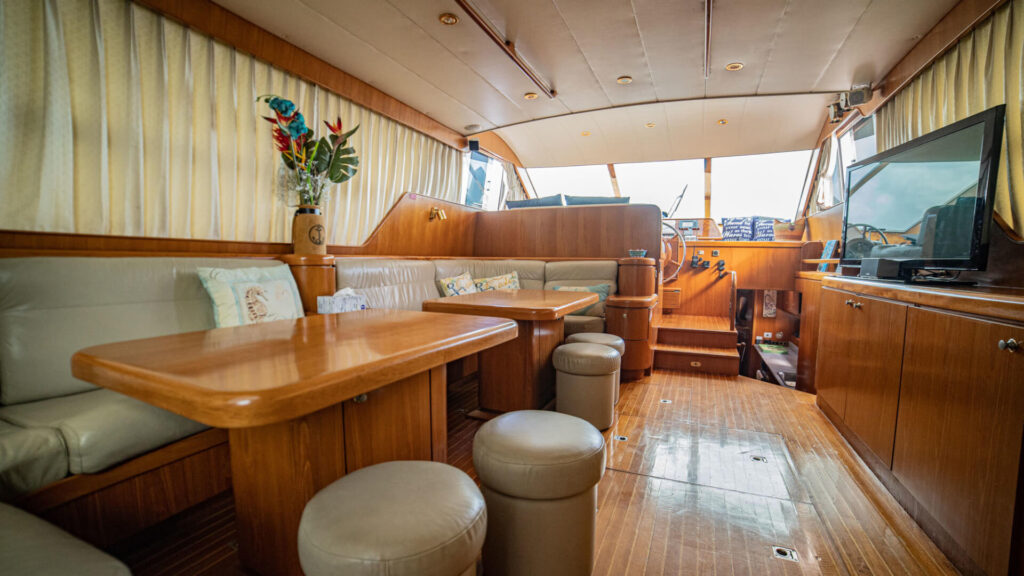 luxury yacht sales, interior shot, Stuart, Jupiter, West Palm Beach, Florida